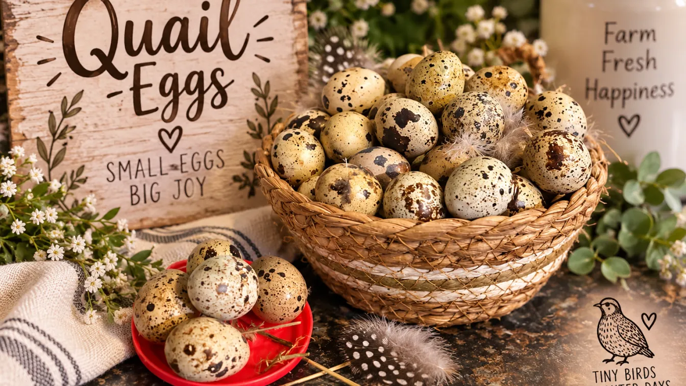 Quail hatching eggs